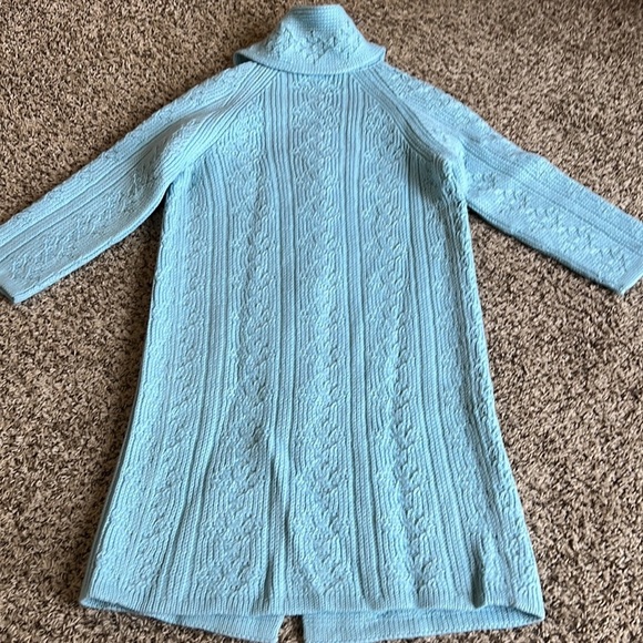 Vintage Charles & Co Wool Chunky sweater cardigan cable knit jacket Sweater Sz M - Picture 6 of 15